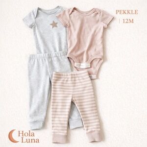 🐻 PEKKLE 4 PIECE SET 12 MONTHS